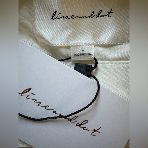 NEW w/TAGS REVOLVE LINE & DOT White Sonia Tiered Maxi Dress Size Large - Picture 3 of 13